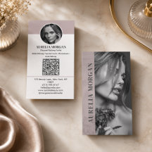 Moderner Visagist QR-Code Foto Schönheitssalon