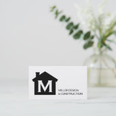 Moderner Visitenkarte (Stehend Vorderseite)