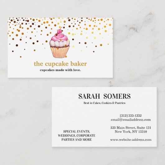 Moderner Visitenkarte (Vorne/Hinten)