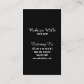 moderner visitenkarte (Rückseite)