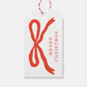 Moderner, von Hand gezeichnet Weihnachtsurlaub in Geschenkanhänger (Vorderseite)