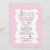 Moderner Vorrat die Küchen-Brautparty-Einladung Einladung (Vorne/Hinten)
