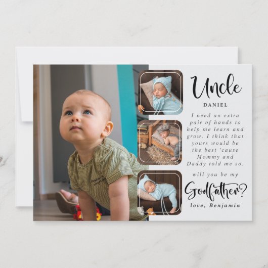 Moderner Vorschlag für den Großvater "FotoCollage" (Vorderseite)