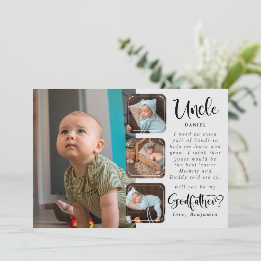 Moderner Vorschlag für den Großvater "FotoCollage" (Stehend Vorderseite)