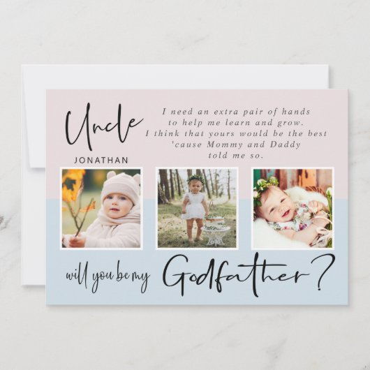 Moderner Vorschlag für den Großvater "FotoCollage" (Vorderseite)