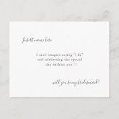 Moderner Vorschlag für eine einfache Kalligrafie Postkarte (Vorderseite)