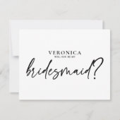 Moderner Vorschlag für eine Schwarz-weiße Brücke (Vorderseite)