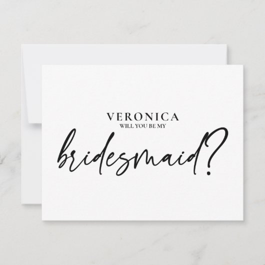 Moderner Vorschlag für eine Schwarz-weiße Brücke (Vorderseite)