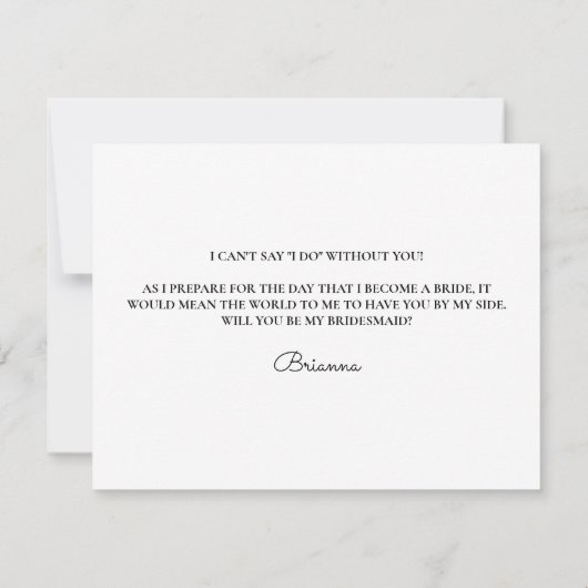 Moderner Vorschlag für eine Schwarz-weiße Brücke (Rückseite)