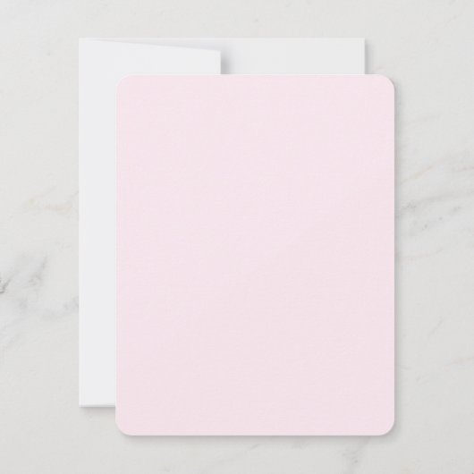 Moderner Vorschlag für eine trendige Trauzeugin in Mitteilungskarte (Rückseite)