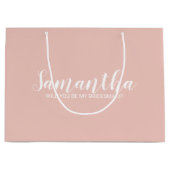 Moderner Vorschlag für eine Verordnung Große Geschenktüte (Vorderseite)