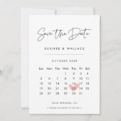 Moderner Vorschlag von Bridesmaid Save the Date Ka Einladung (Rückseite)