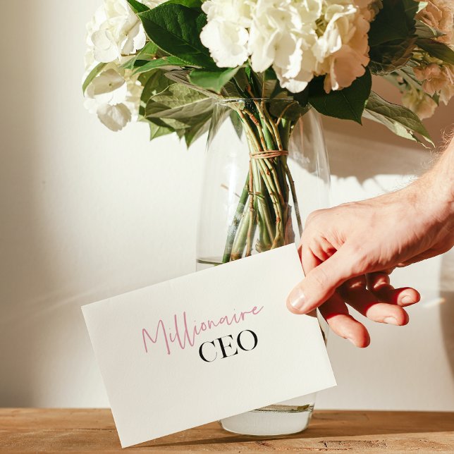 Moderner Vorstandsvorsitzender von Minimal Million Magnetkarte (Von Creator hochgeladen)