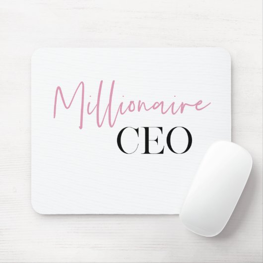 Moderner Vorstandsvorsitzender von Minimal Million Mousepad (Mit Mouse)