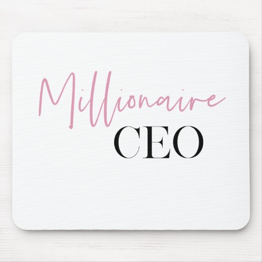 Moderner Vorstandsvorsitzender von Minimal Million Mousepad (Vorne)