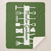 Moderner Wald Grüner Meistergarten Sherpadecke (Vorderseite)