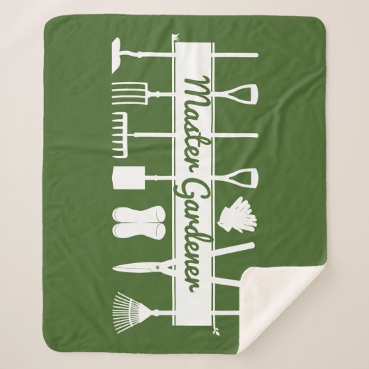 Moderner Wald Grüner Meistergarten Sherpadecke (Vorderseite)