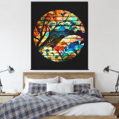 MODERNER WALD JAPANESISCHER KUNSTSTYLE LEINWANDDRUCK (Insitu (Schlafzimmer))
