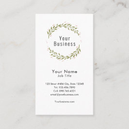 Moderner Wald Visitenkarte