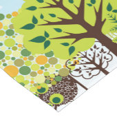 Moderner Waldgarten Art Grüne Natur Kurzer Tischläufer (Ecke)