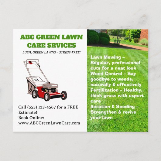 Moderner Wäscheservice Postkarte (Vorderseite)