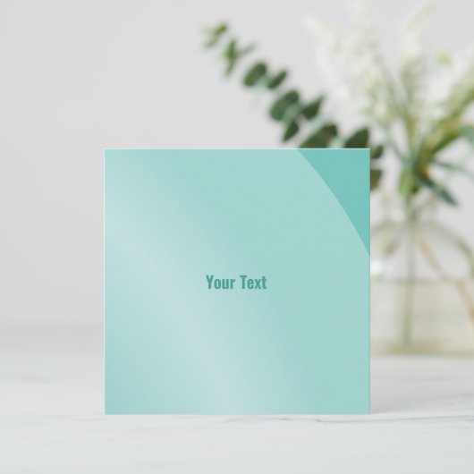 Moderner Wasserfarben Moderner, schattiger QR-Code Karte (Stehend Vorderseite)