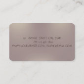 Moderner Wasserfarbenpinsel Visitenkarte (Rückseite)