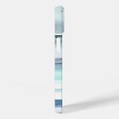 Moderner Wasserfarbensee Personalisierter Name Case-Mate iPhone Hülle (Rückseite / Rechts)