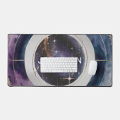 Moderner Wasserfarbkosmos Schreibtischunterlage (Tastatur & Maus)