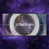 Moderner Wasserfarbkosmos Schreibtischunterlage