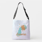 Moderner Wasserträger Zodiac Tragetaschen Mit Langen Trägern (Rückseite)