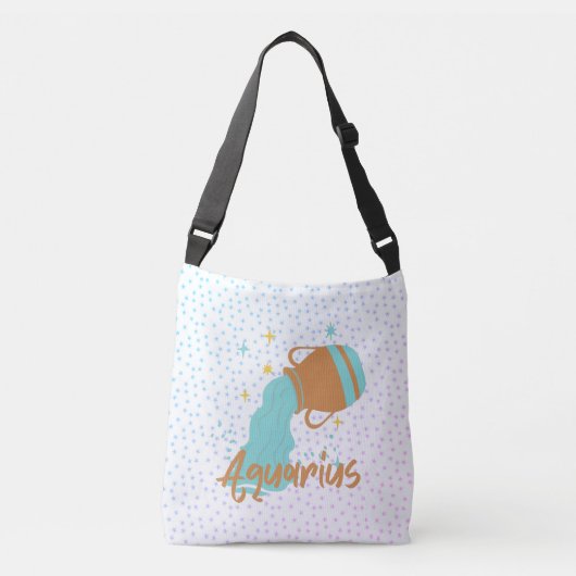Moderner Wasserträger Zodiac Tragetaschen Mit Langen Trägern (Vorderseite)