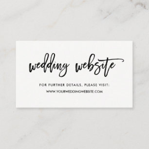 Moderner Wedding Website-Einsatz des Skript- Begleitkarte