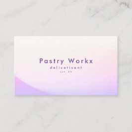 Moderner weicher Gradient Minimalismus Trend Origi Visitenkarte