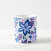 Moderner Weihnachts Blumenstrauß Kaffeetasse (Mittel)