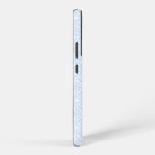 Moderner Weihnachtsbaum Blau Personalisiert Samsung Galaxy Hülle (Rechte Seite)