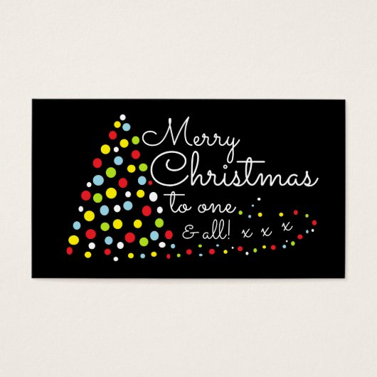 Moderner Weihnachtsbaum, Brief für den Weihnachtsm (Vorderseite)