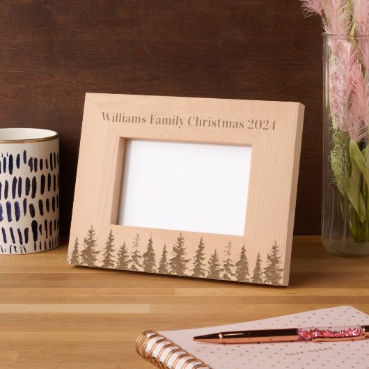 Moderner Weihnachtsbaum Geätzte Rahmen (Links)