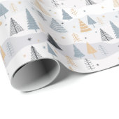 Moderner Weihnachtsbaum Geschenkpapier (Rolleneckpunkt)