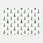 Moderner Weihnachtsbaum Geschenkpapier Set (Vorderseite 3)