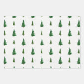 Moderner Weihnachtsbaum Geschenkpapier Set (Vorderseite 2)