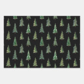 Moderner Weihnachtsbaum Geschenkpapier Set (Vorderseite 3)