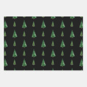 Moderner Weihnachtsbaum Geschenkpapier Set (Vorderseite 2)
