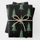 Moderner Weihnachtsbaum Geschenkpapier Set (Beispiel)
