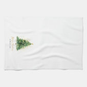 Moderner Weihnachtsbaum Geschirrtuch (Horizontal)