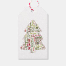 Moderner Weihnachtsbaum grün und rot