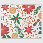 Moderner Weihnachtsbaum Grüne Pine Tree Geschenkpapier (Flach)