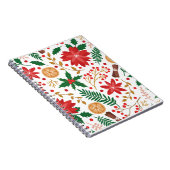 Moderner Weihnachtsbaum Grüne Pine Tree Notizblock (Rechte Seite)