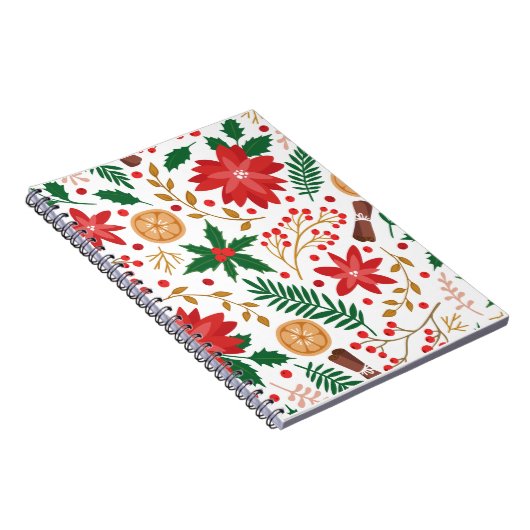 Moderner Weihnachtsbaum Grüne Pine Tree Notizblock (Rechte Seite)