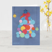 Moderner Weihnachtsbaum - KidsArt für CHOC Karte (Gelbe Blume)